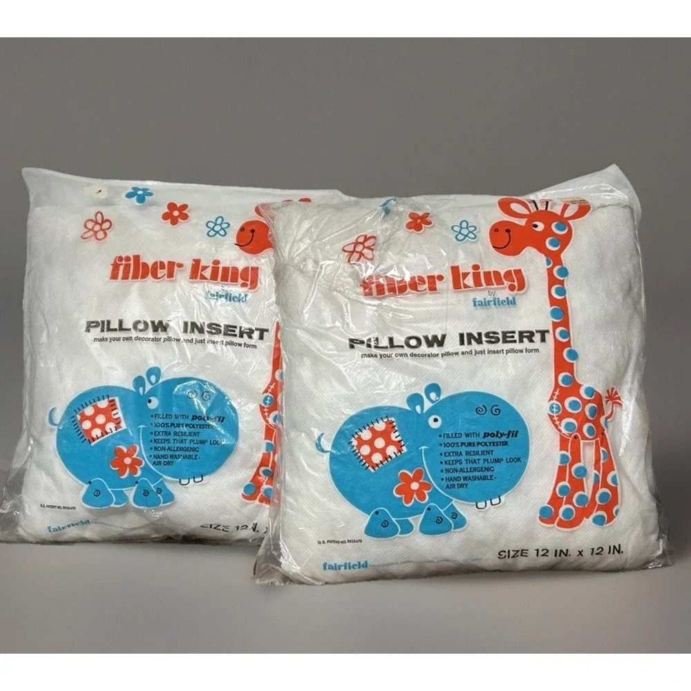 Set Of 2 Fairfield Poly-fil Pillow Inserts 12